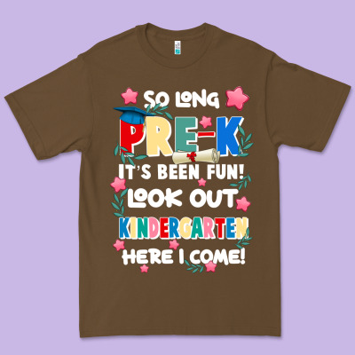 So Long Pre K Premium Tee Designed By Jahusdesignshop