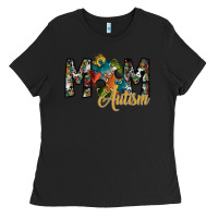 Black mom autism Ladies Tee - SublimationCraftShop