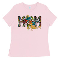 Bubblegum Pink mom autism Ladies Tee - SublimationCraftShop