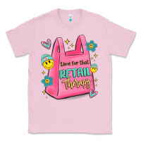 Bubblegum Pink time for that retail therapy Classic Tee - MaliasSmallBusiness