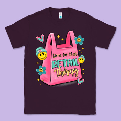 Time For That Retail Therapy Classic Tee Designed By Maliassmallbusiness