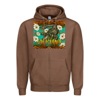 Chestnut louisiana alligator tumbler Zipper Hoodie - BarkalooDesign