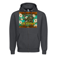 Smoke louisiana alligator tumbler Zipper Hoodie - BarkalooDesign