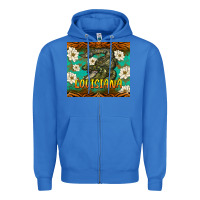 True Royal louisiana alligator tumbler Zipper Hoodie - BarkalooDesign