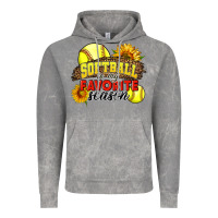 Cloud Rock Softball Is My Favorite Season Vintage Hoodie - LillyAllenDesigns
