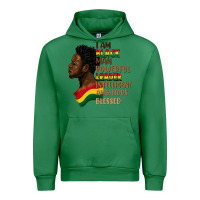 Emerald I am black man Urban Hoodie - FaDigitalArtStudio