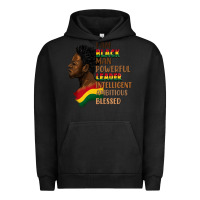 Pigment Black I am black man Urban Hoodie - FaDigitalArtStudio