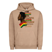 Pigment Burro I am black man Urban Hoodie - FaDigitalArtStudio