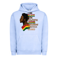 Pigment Grape Ice I am black man Urban Hoodie - FaDigitalArtStudio