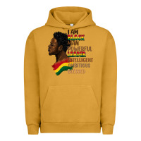 Pigment Peanut Butter I am black man Urban Hoodie - FaDigitalArtStudio