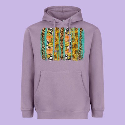 Fall Sunflower Brushstrokes Heavyweight Hoodie Designed By Nancycooperartshop
