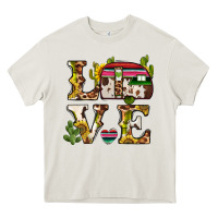 Cream love caravan Heavy Core Tee - BarkalooDesign