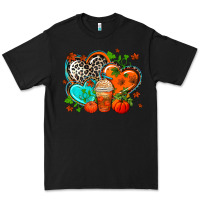 Black western leopard  fall   hearts Premium Tee - AdoDesignShop