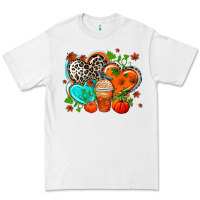 White western leopard  fall   hearts Premium Tee - AdoDesignShop
