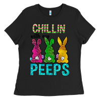 Black Chillin with my peeps Ester Day Ladies Tee - Neo Western