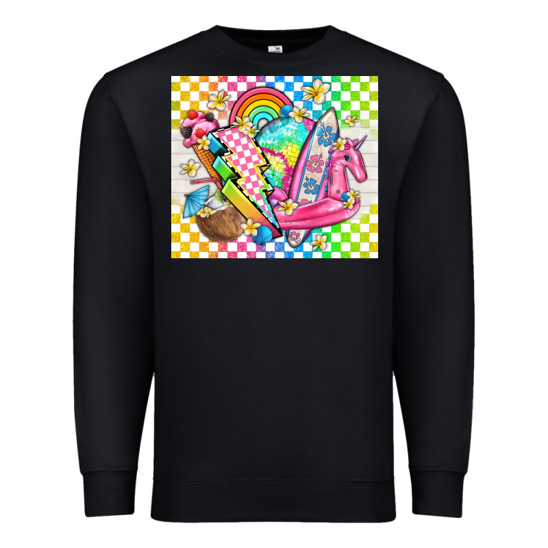 Retro Summer Premium Sweatshirt by TumblerDesignByShophia | Teevron