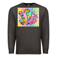 Smoke retro summer Premium Sweatshirt - TumblerDesignByShophia