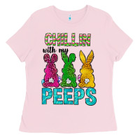 Chillin With My Peeps Ester Day Ladies Tee | Teevron