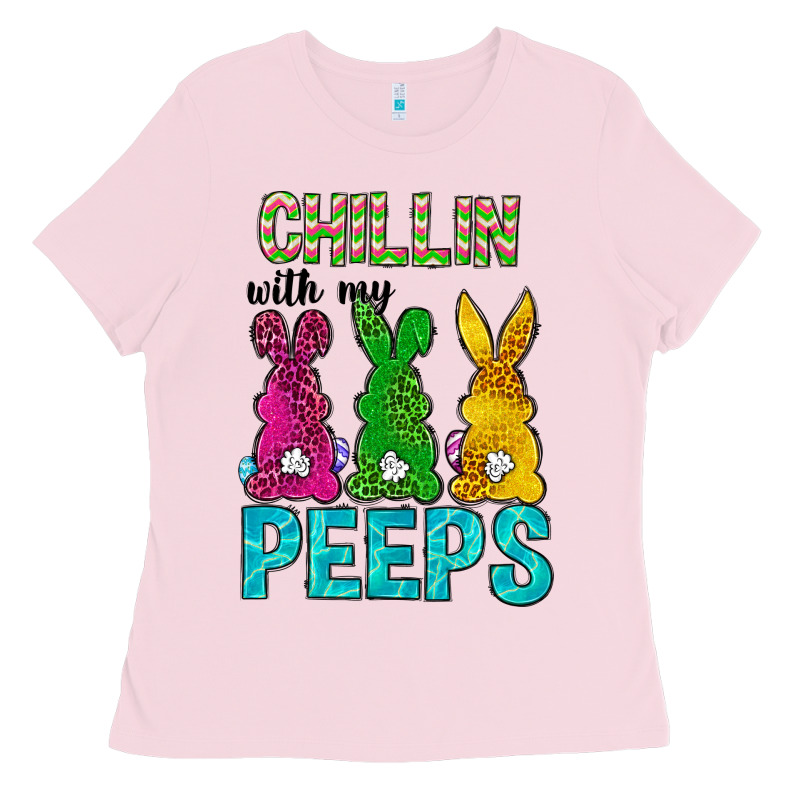 Chillin With My Peeps Ester Day Ladies Tee by Neo Western | Teevron