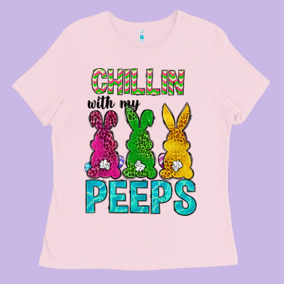Chillin With My Peeps Ester Day Ladies Tee Designed By Neo Western