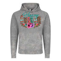 Cloud Rock happy easter western floral serape leopard Vintage Hoodie - Jasminsmagicworld