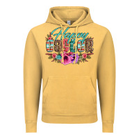 Happy Easter Western Floral Serape Leopard Vintage Hoodie | Teevron