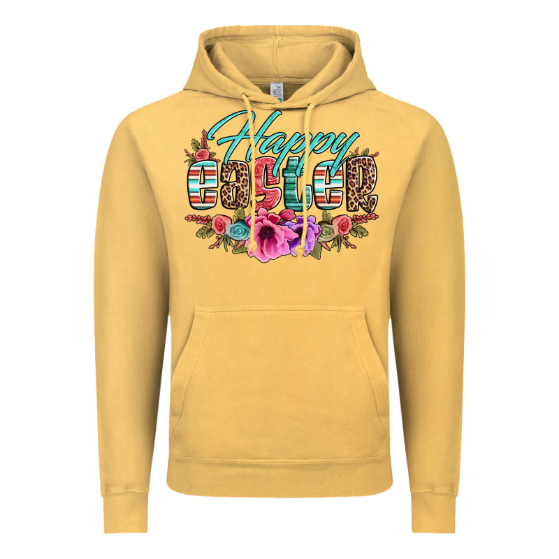 Happy Easter Western Floral Serape Leopard Vintage Hoodie by Jasminsmagicworld | Teevron