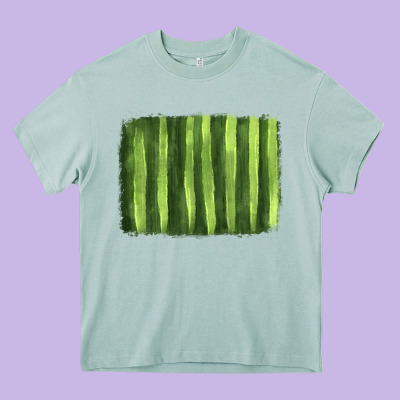Watermelon Pattern Background Heavy Core Tee Designed By Hra Design Shop