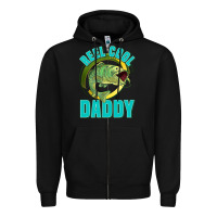 Black reel cool daddy Zipper Hoodie - Jasminsmagicworld