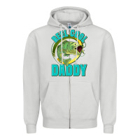 Dove Grey reel cool daddy Zipper Hoodie - Jasminsmagicworld