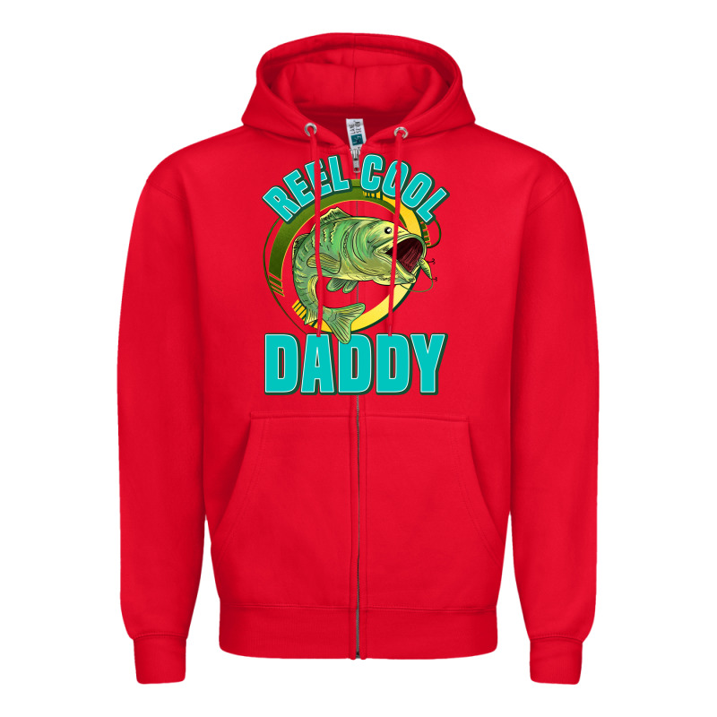 Reel Cool Daddy Zipper Hoodie by Jasminsmagicworld | Teevron