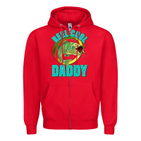 Red reel cool daddy Zipper Hoodie - Jasminsmagicworld