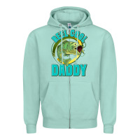 Seafoam reel cool daddy Zipper Hoodie - Jasminsmagicworld