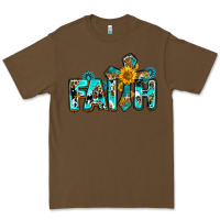 Cacao faith with cross ado Premium Tee - AdoDesignShop