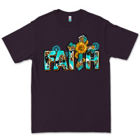 Plum faith with cross ado Premium Tee - AdoDesignShop