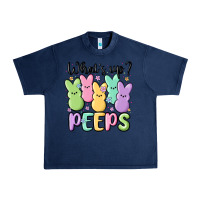 Navy what's up peeps Urban Heavy Tee - MaliasSmallBusiness