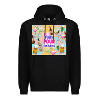 Black let's make pour decisions Premium Hoodie - TumblerDesignByShophia