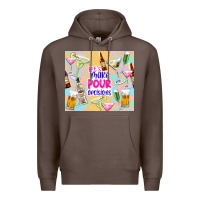 Coffee let's make pour decisions Premium Hoodie - TumblerDesignByShophia