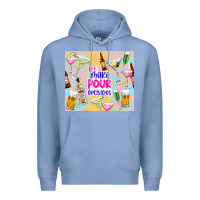 Colony Blue let's make pour decisions Premium Hoodie - TumblerDesignByShophia