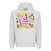 Dove Grey let's make pour decisions Premium Hoodie - TumblerDesignByShophia