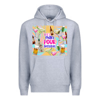 Heather Grey let's make pour decisions Premium Hoodie - TumblerDesignByShophia