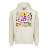 Oatmeal Heather let's make pour decisions Premium Hoodie - TumblerDesignByShophia
