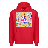 Red let's make pour decisions Premium Hoodie - TumblerDesignByShophia