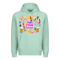 Seafoam let's make pour decisions Premium Hoodie - TumblerDesignByShophia