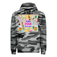 Slate Camo let's make pour decisions Premium Hoodie - TumblerDesignByShophia