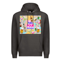 Smoke let's make pour decisions Premium Hoodie - TumblerDesignByShophia