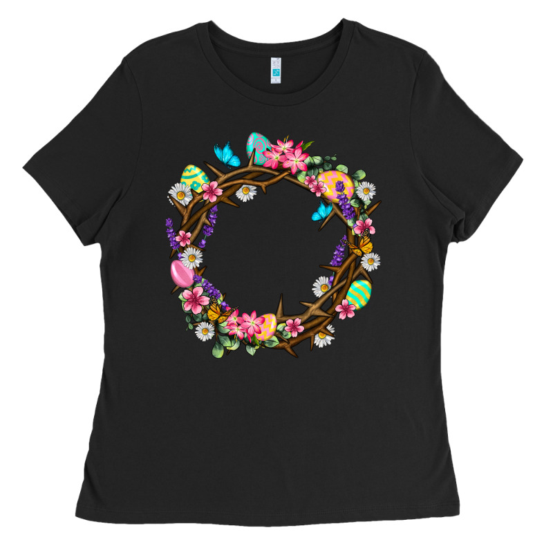 Crown Of Thorns Easter Day Ladies Tee by Neo Western | Teevron