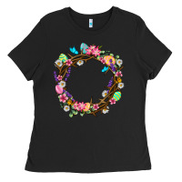 Black Crown of thorns Easter Day Ladies Tee - Neo Western