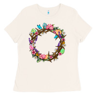 Bone Crown of thorns Easter Day Ladies Tee - Neo Western