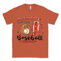 Copper hot mess always stressed baseball mama stanley cup Classic Tee - MaliasSmallBusiness